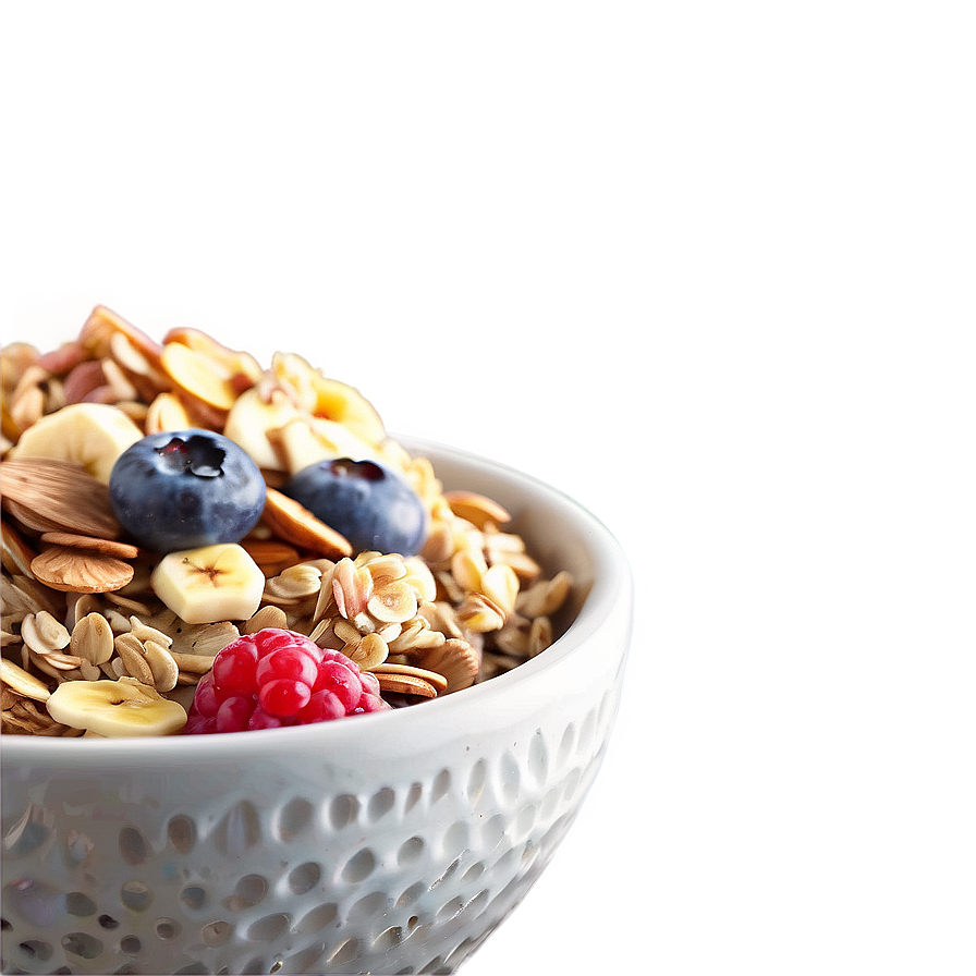 Muesli Breakfast Bowl Png Qbj24