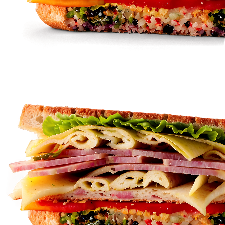 Muffuletta Sandwich Png 12