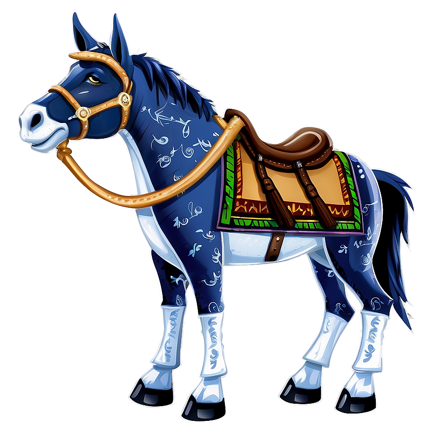 Mule With Saddle Png 5