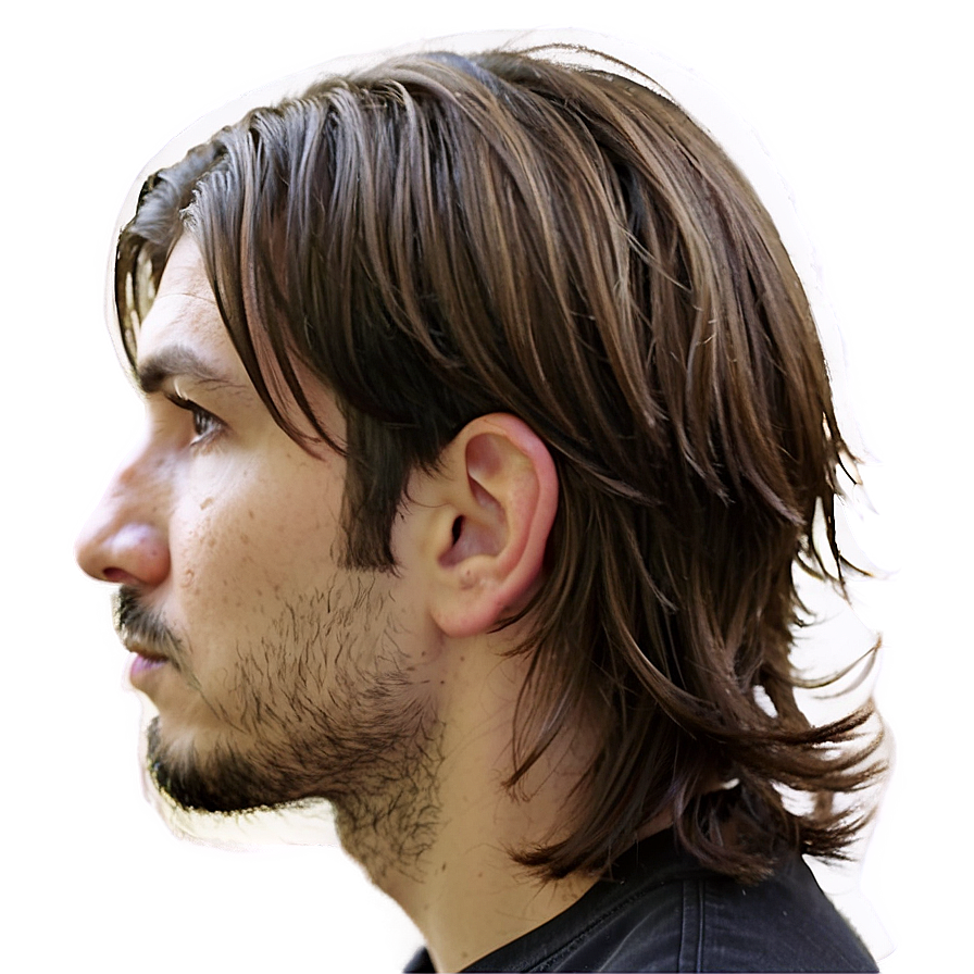 Mullet Haircut Profile Silhouette Png 18