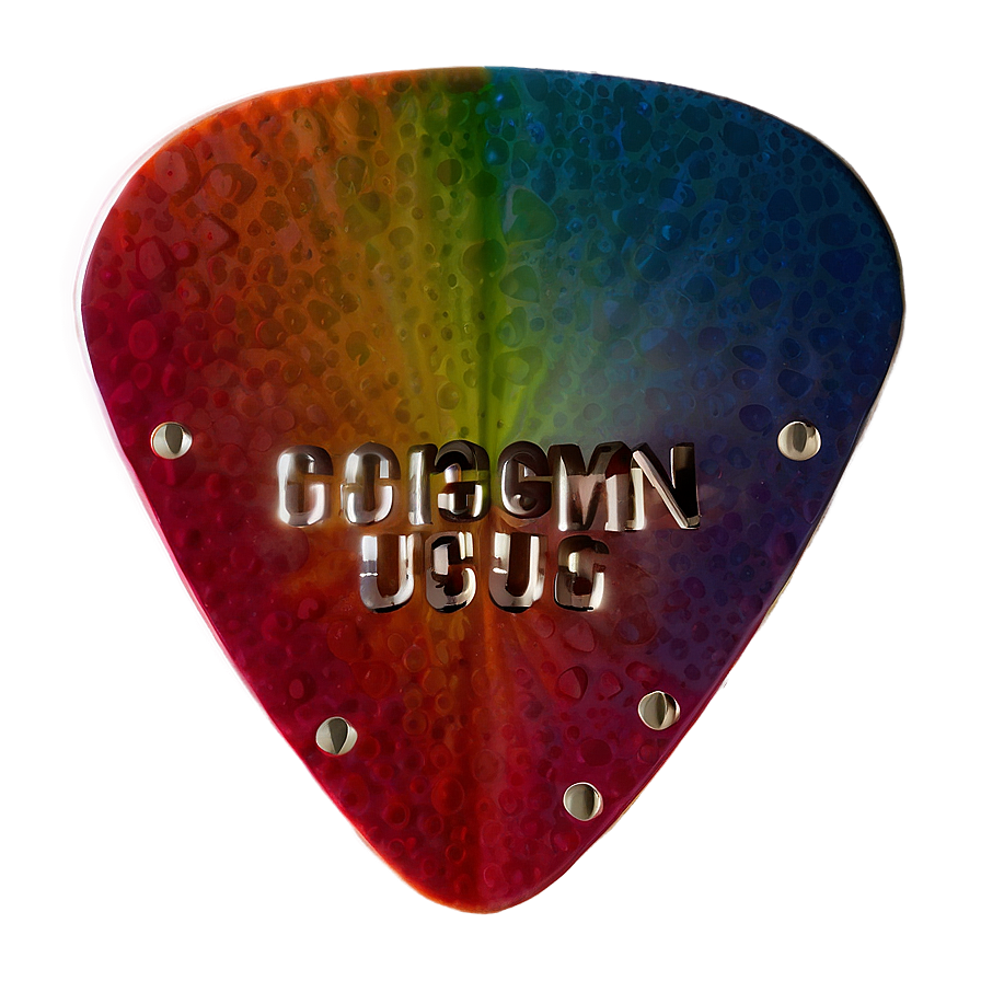 Multi-color Guitar Pick Png Uwq95