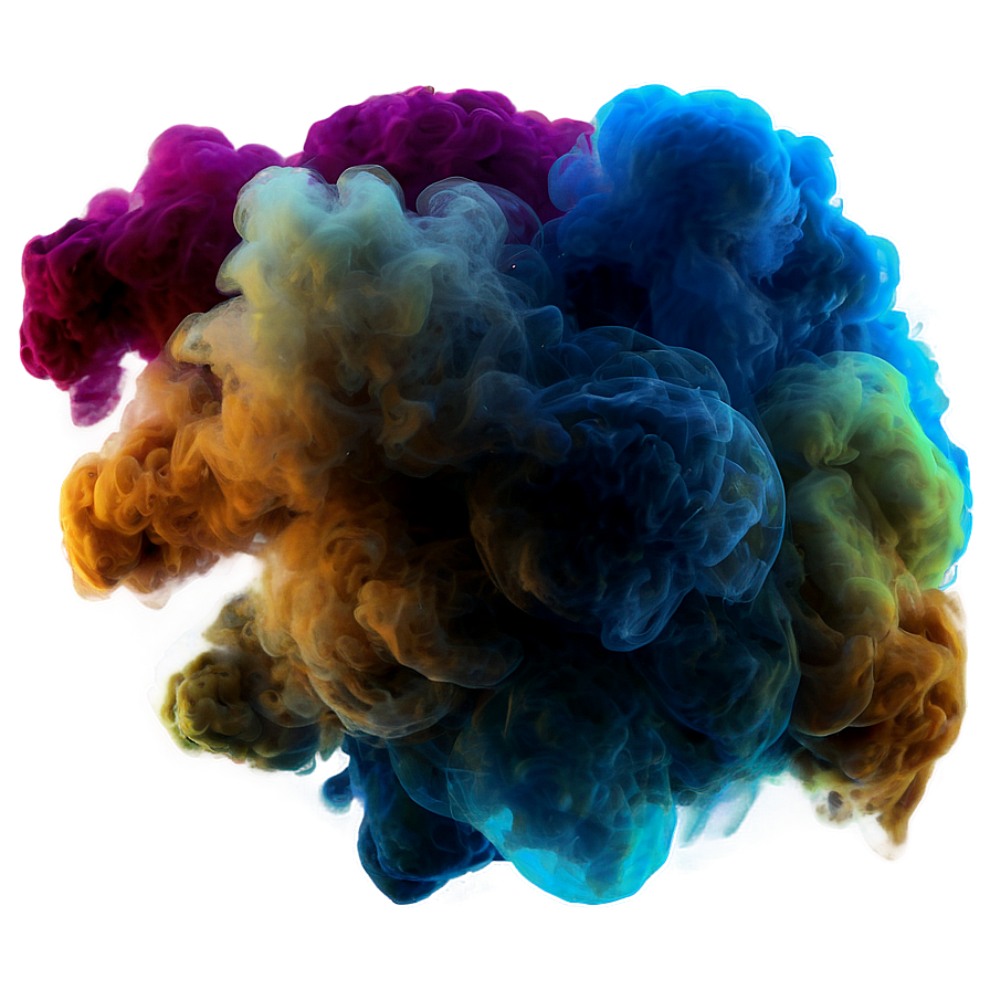 Multi-color Smoke Texture Png Ijq79