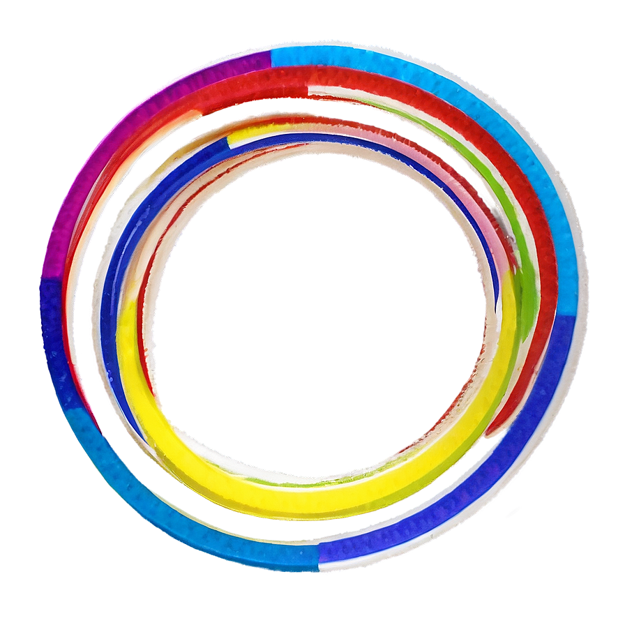 Multi-colored Circle Png Dkx52