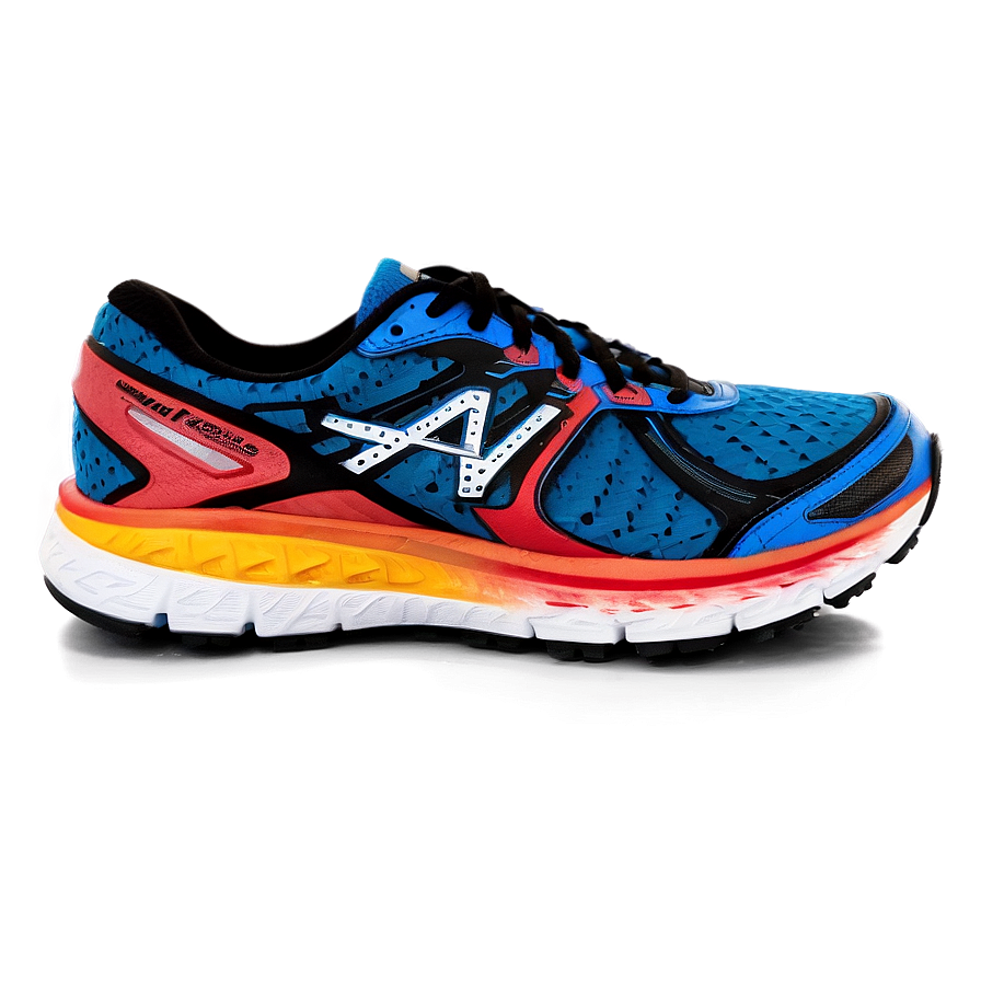 Multi-colored Running Shoe Png 06132024