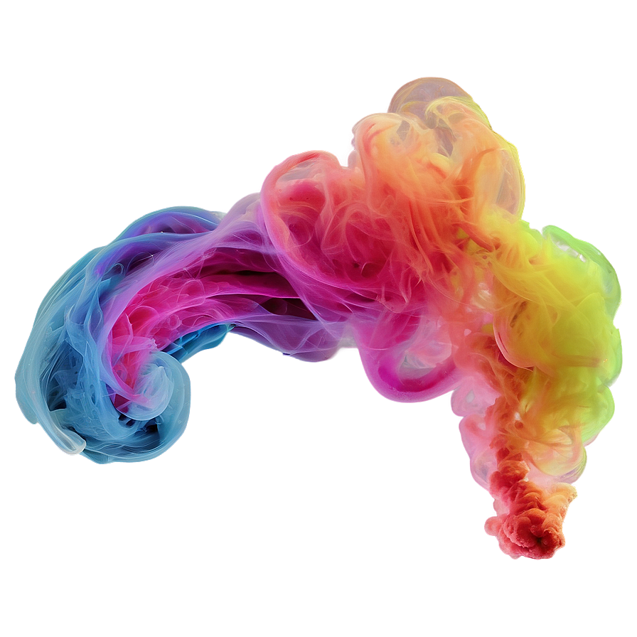 Multi-colored Smoke Swirl Png Tax99