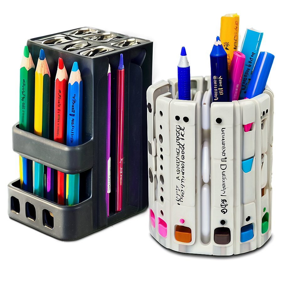 Multi-compartment Pencil Holder Png 73