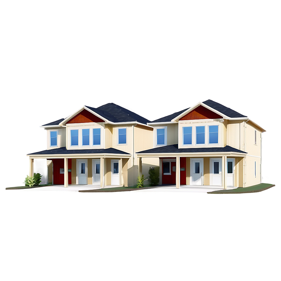 Multi-family Duplex Design Png Wkr