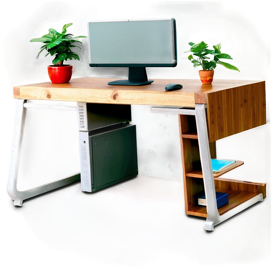 Multi-level Computer Desk Png Yob