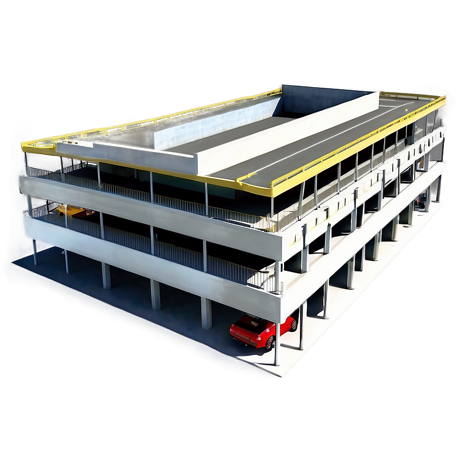 Multi-level Parking Garage Building Png Ajq88