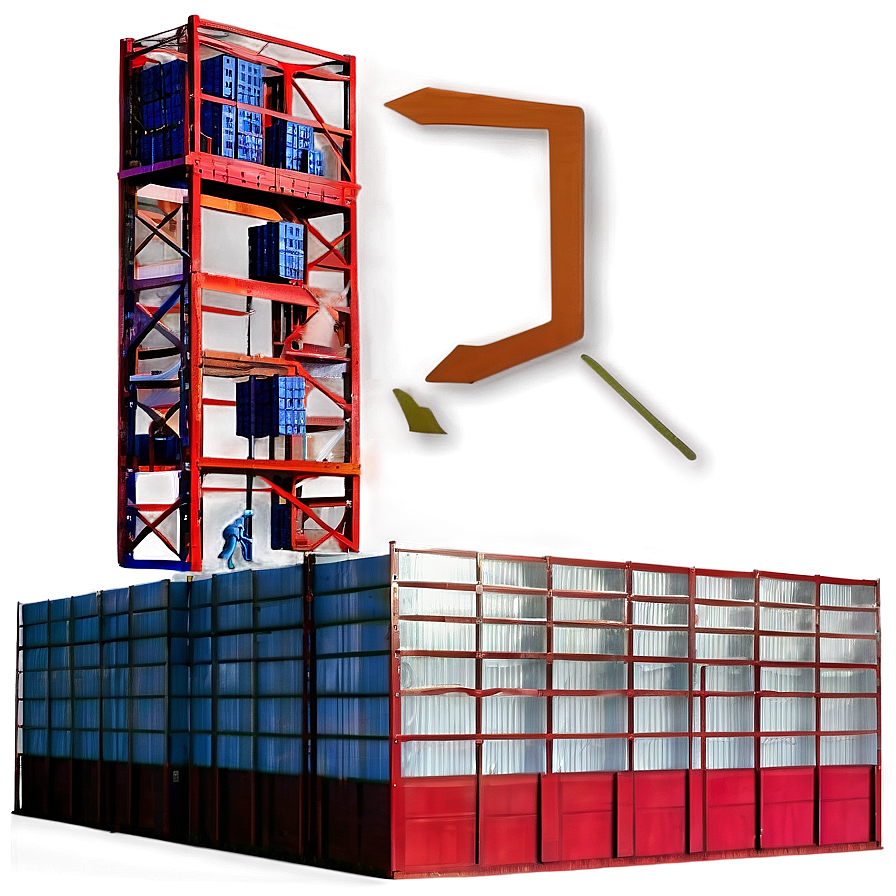 Multi-level Warehouse Structures Png 56