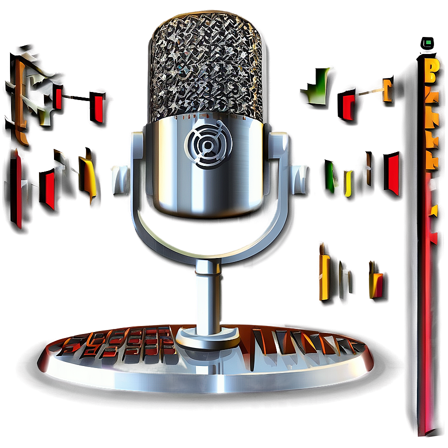 Multi-pattern Podcasting Mic Png 92