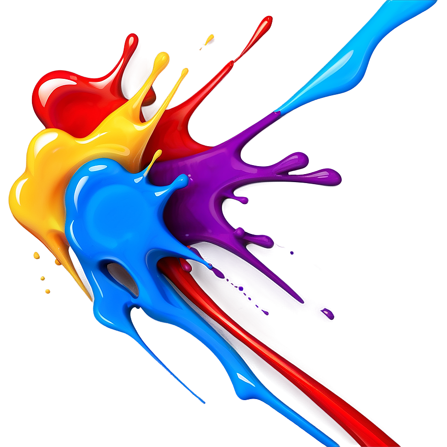 Multicolor Splash Art Png Vwj