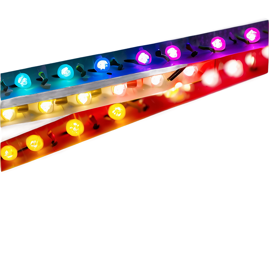 Multicolor String Light Png 56