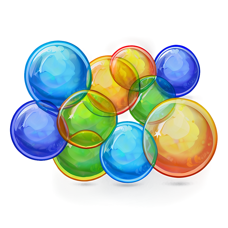 Multicolored Bubble Png 06112024