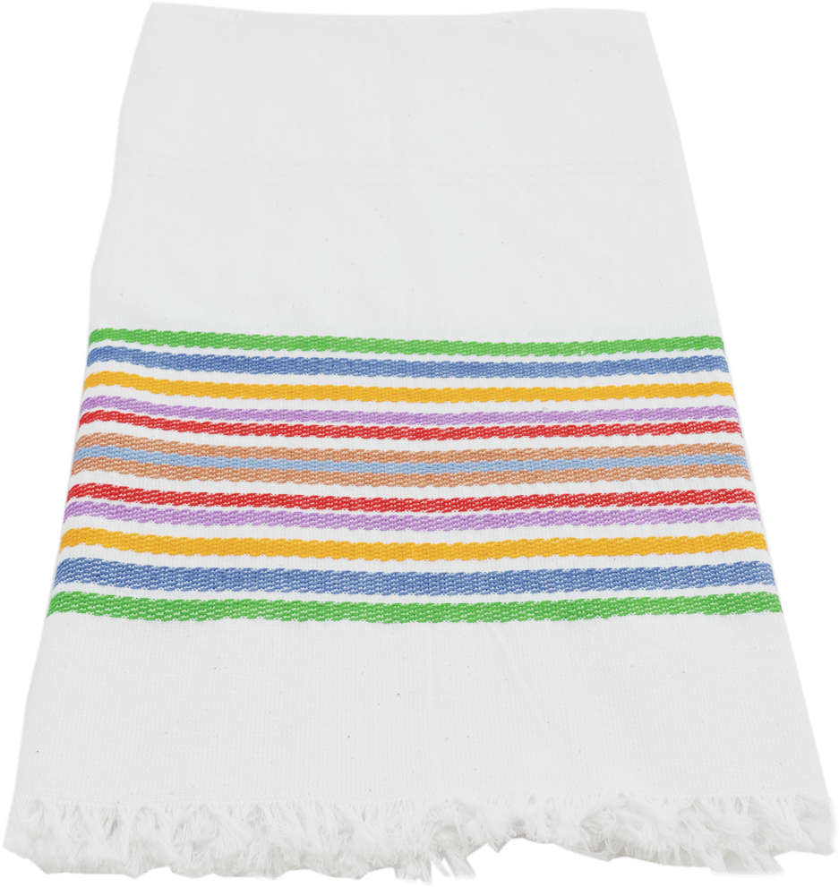 Multicolored Striped Towel