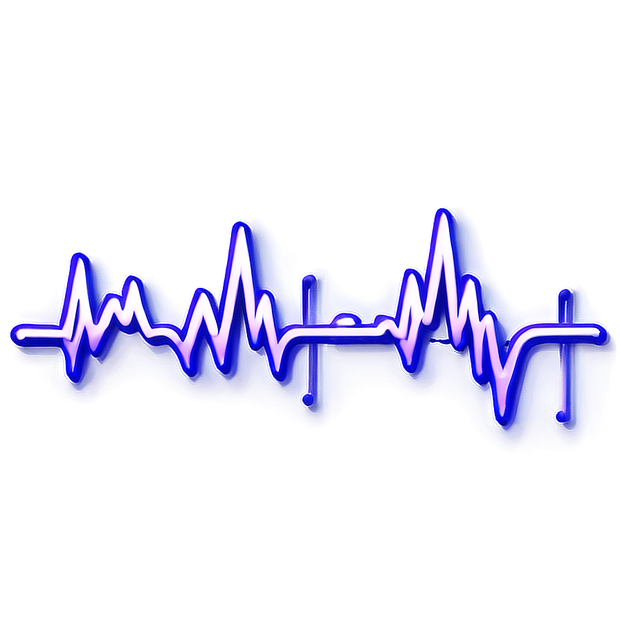 Multilayered Heartbeat Line Png 55