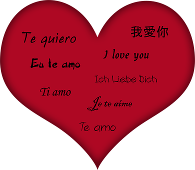 Multilingual Love Heart