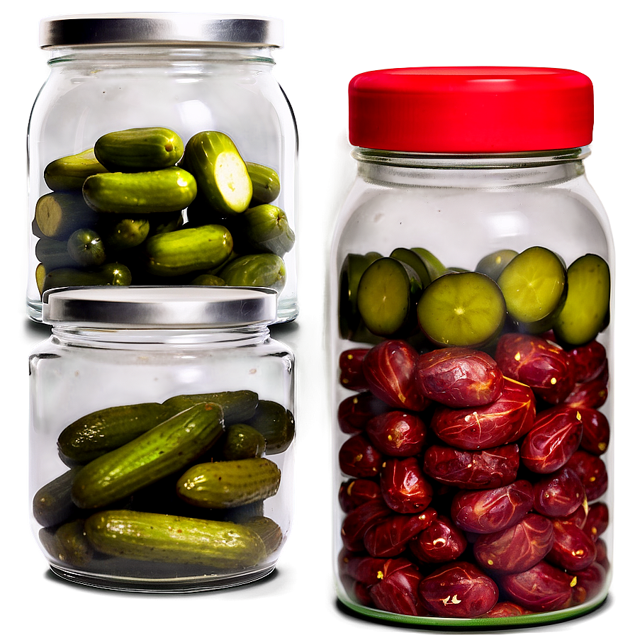 Multiple Pickles Jar Png 06212024