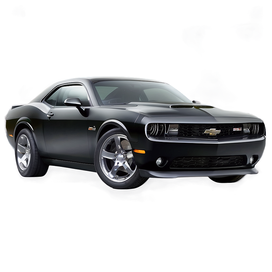 Muscle Black Car Png Dmo7