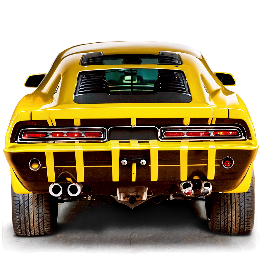 Muscle Car Back Png 27