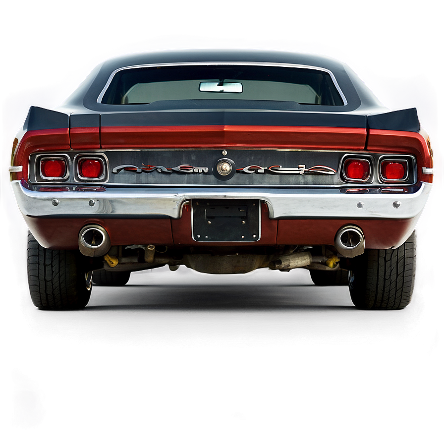 Muscle Car Back Png Tvx