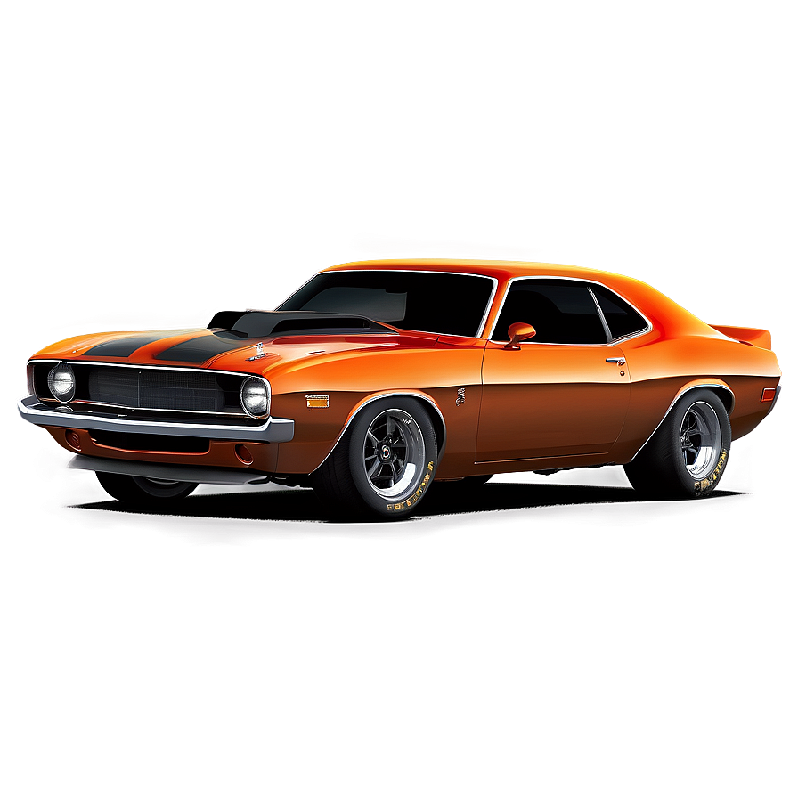 Muscle Car Drag Racing Scene Png 55