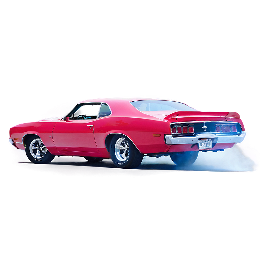 Muscle Car Drag Racing Scene Png 75