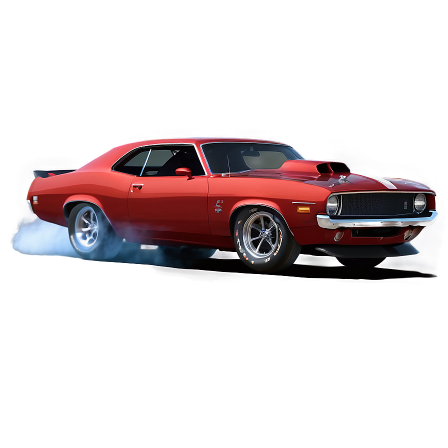 Muscle Car Drag Racing Scene Png Rfd