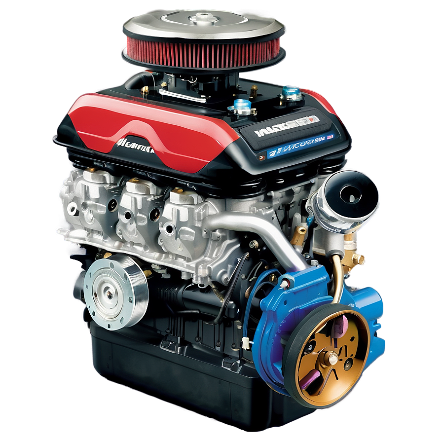 Muscle Car Engine Specification Png Meh84