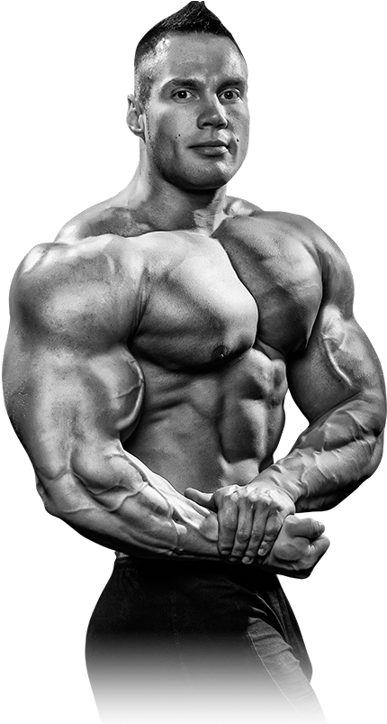 Muscular Bodybuilder Pose