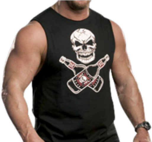 Muscular Manin Skull Tank Top