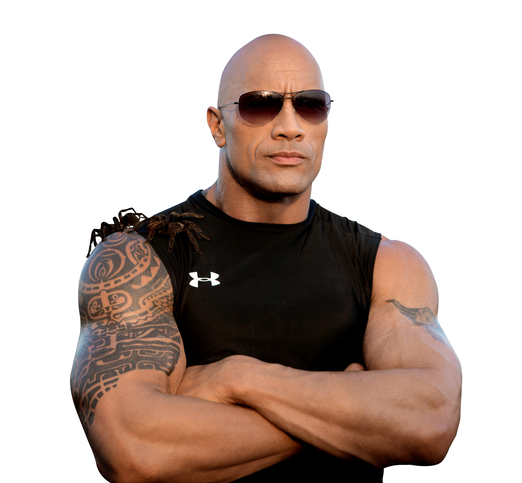 Muscular Manwith Sunglassesand Tattoos