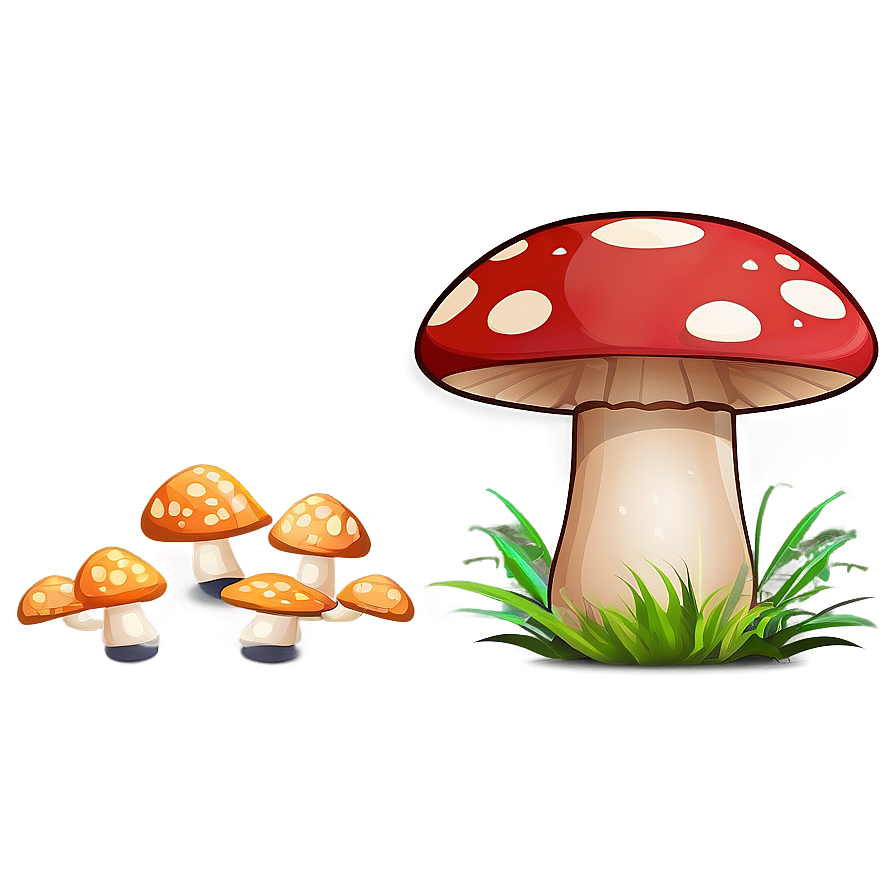 Mushroom Cartoon A