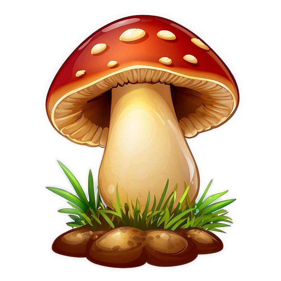 Mushroom Cartoon Character Png Usn