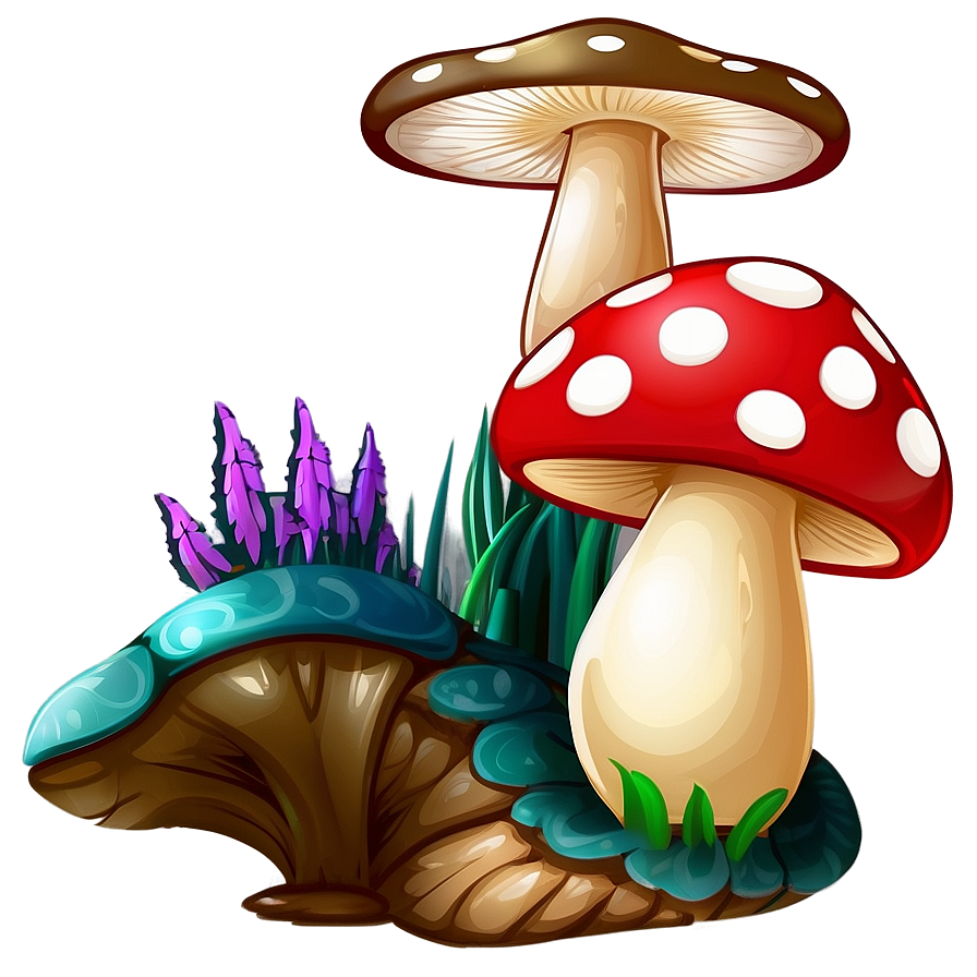 Mushroom Cartoon Figure Png 06272024