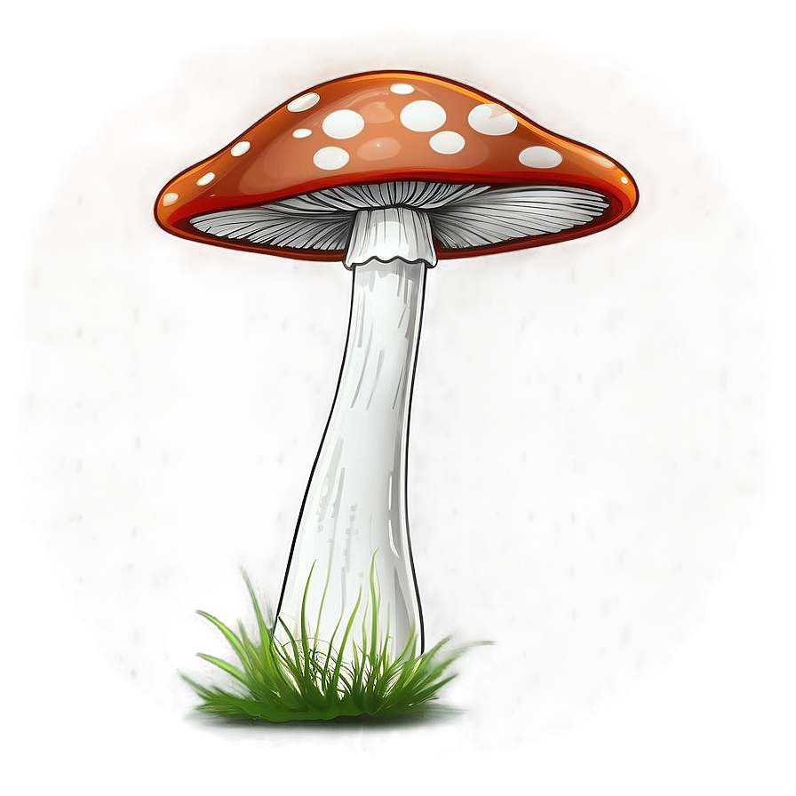 Mushroom Drawing Png 74