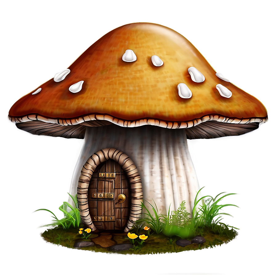 Mushroom House Png Qkr