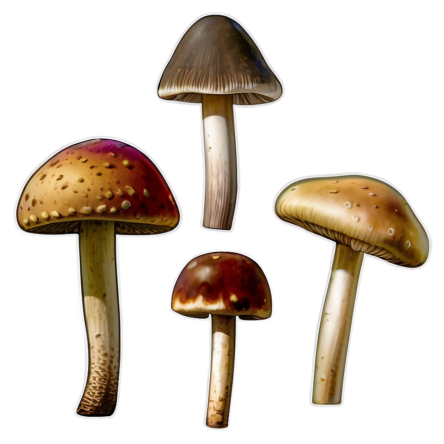 Mushroom Identification Guide Png Ojk