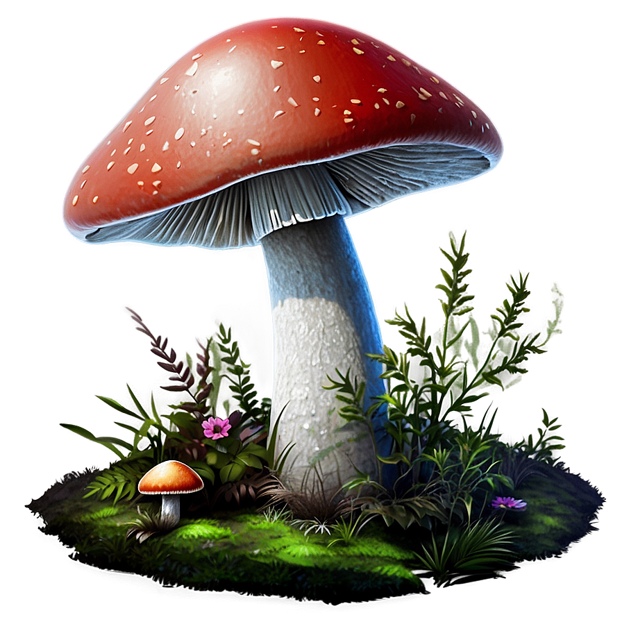 Mushroom Landscape Png 8