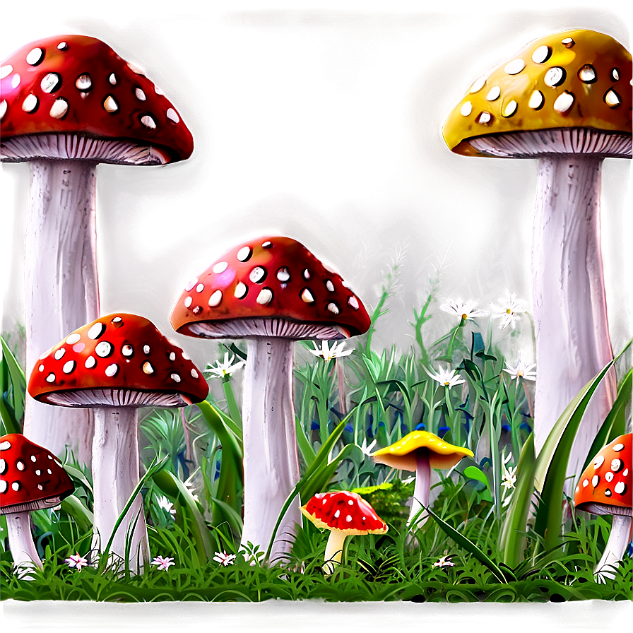 Mushroom Meadow Png Tac5