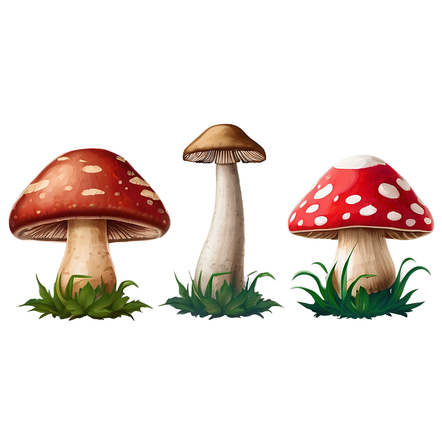 Mushroom Png Bundle Dtc