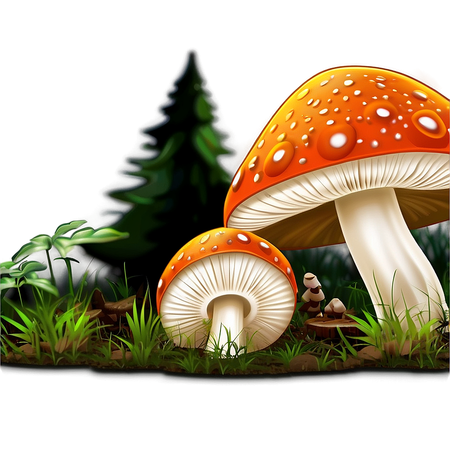 Mushroom Png Scene Qdk61