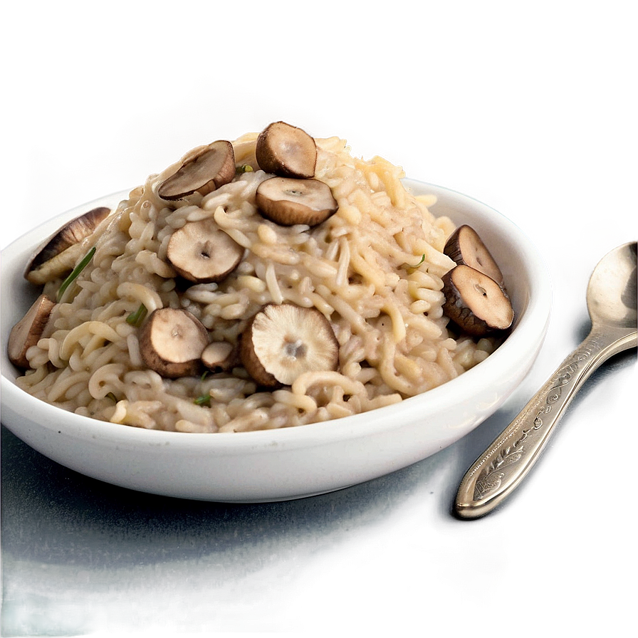 Mushroom Risotto Ingredients Png Mcb