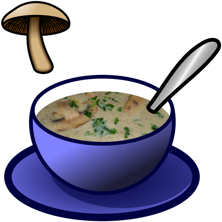 Mushroom Soup Illustration