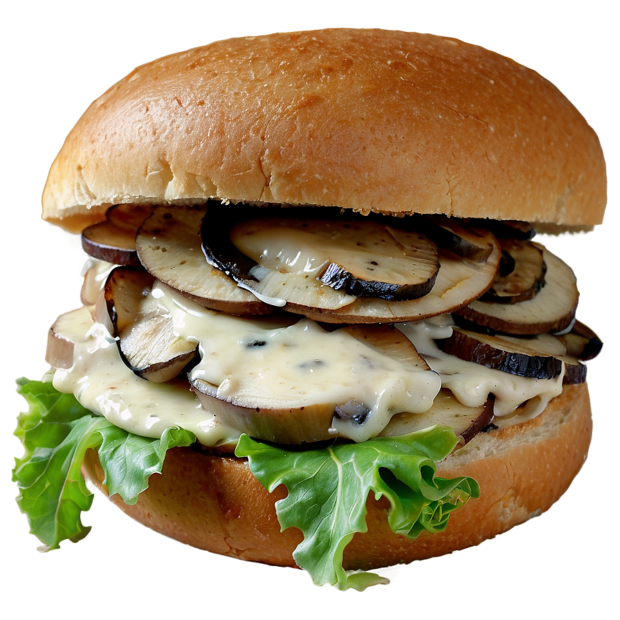 Mushroom Swiss Chicken Sandwich Png Ihg16