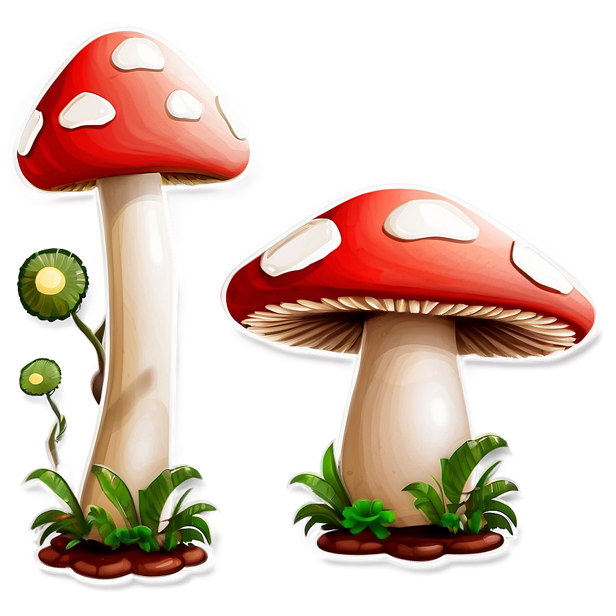 Mushroom World Cartoon Png 06272024