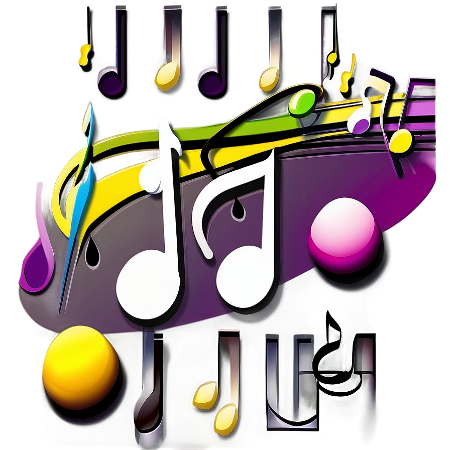 Music Notes Graphic Png 06242024