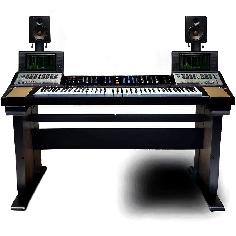 Music Producer Studio Desk Png 06252024