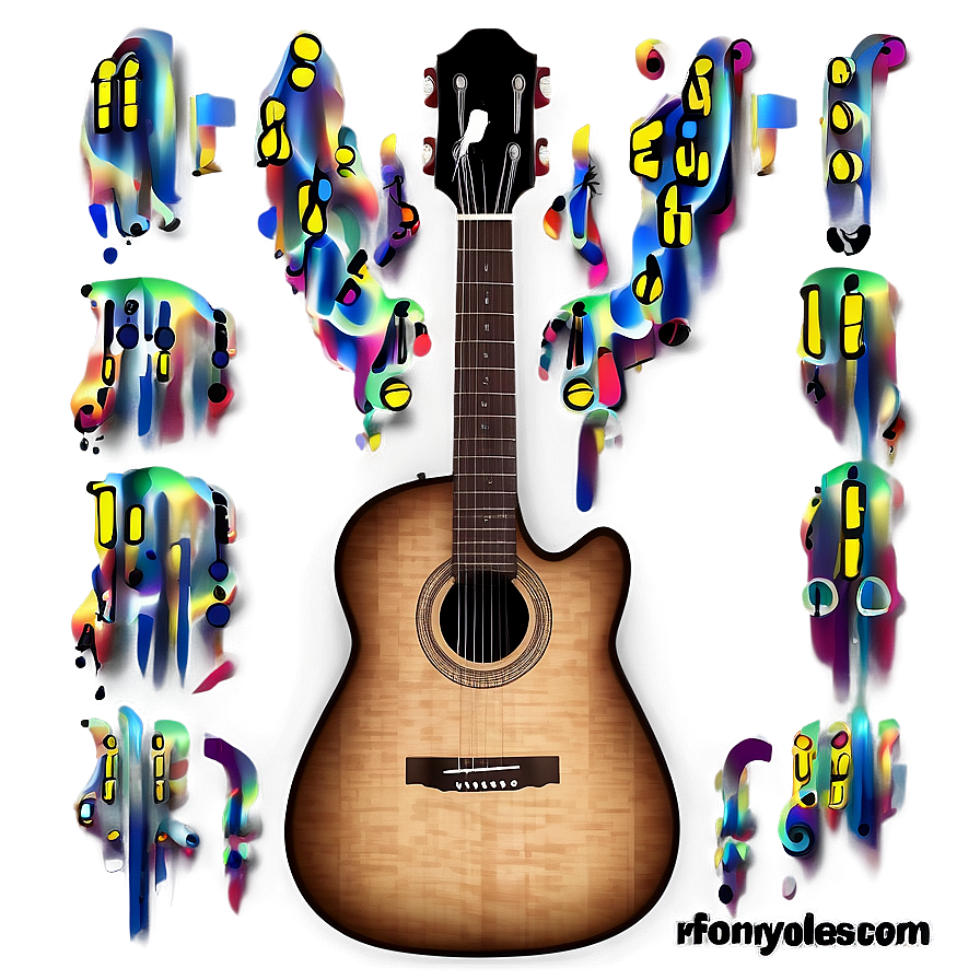 Music Staff For Guitar Tablature Png Lam