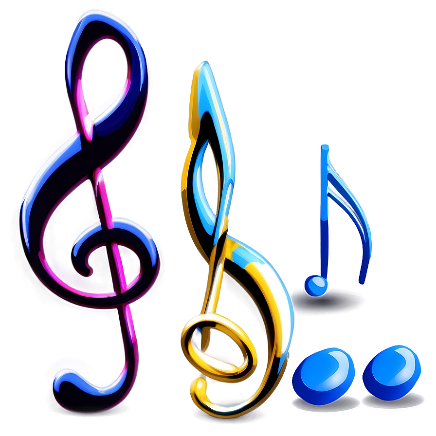 Musical Note Flat Design Png Rtp60